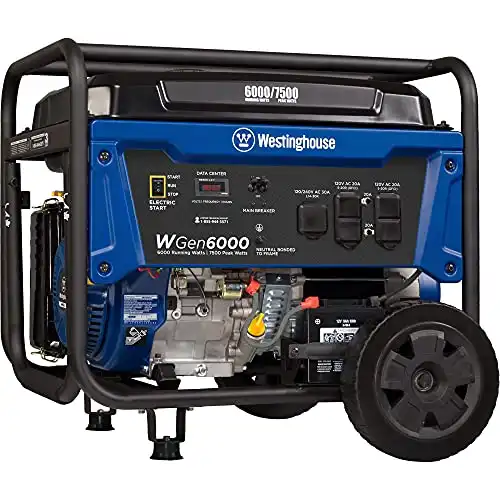 Westinghouse Outdoor Power Equipment 7500 Peak Watt Generator