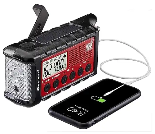 Midland ER310 Emergency Crank Weather Radio