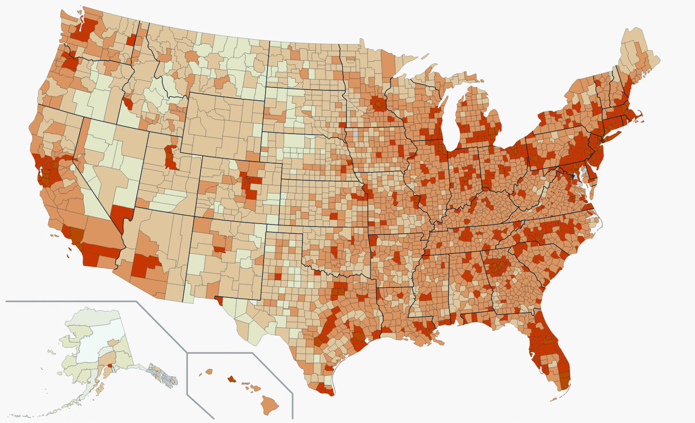 Do YOU Live In A SHTF Danger Zone County?