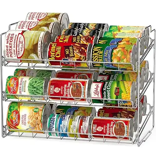 DecoBros Supreme Stackable Can Rack Organizer